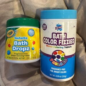 2 colorful bath 🛀 tabs for kids!